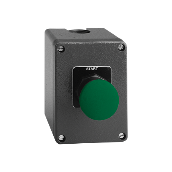 LiftMaster Custom Control Panel Mushroom Button 1-Door Outdoor NEMA 4/12 for Door Opener Systems - 02-401M