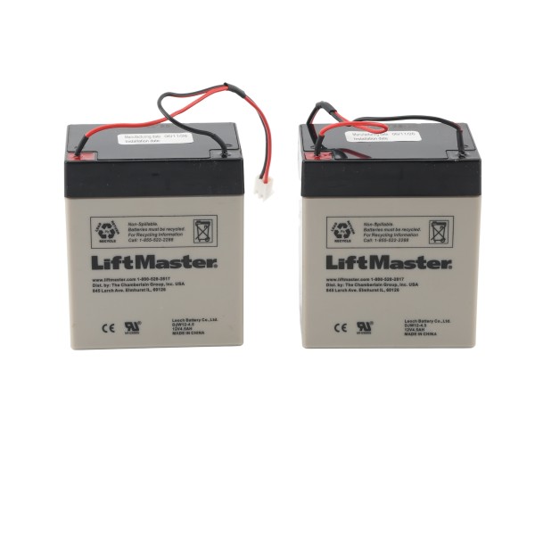 LiftMaster 24V Replacement Battery Pack (2-Pack) for Door Opener Systems - 041B0591
