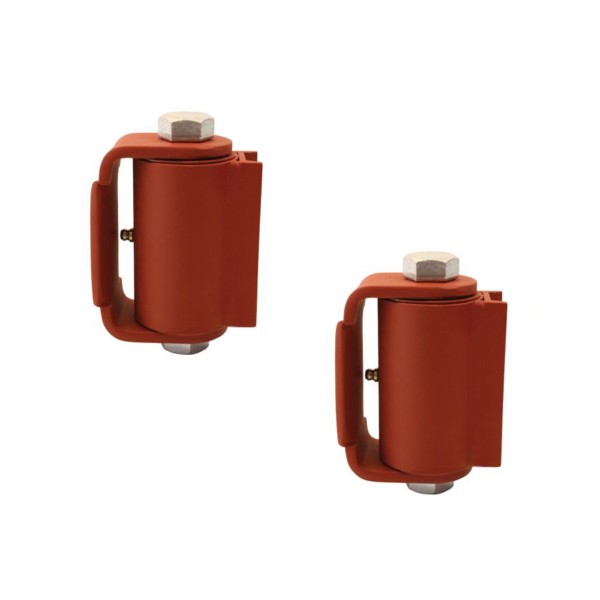 LiftMaster GUARDIAN Heavy Duty Hinge - Prime Coated, Round Mount, Both Sides (Pair) - 2010P