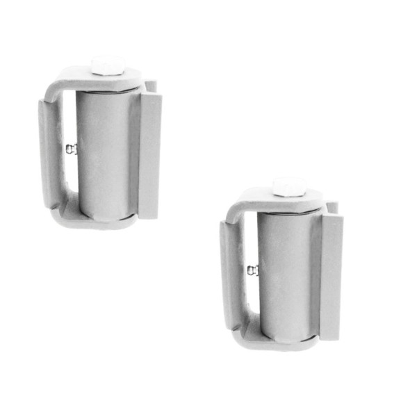 LiftMaster GUARDIAN Standard Hinge - Zinc Plated, Round Mount, Both Sides (Pair) - 2110Z