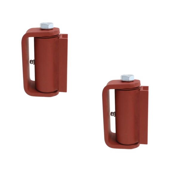 LiftMaster GUARDIAN Standard Hinge - Prime Coated, Flat to Gate, Round to Post (Pair) - 2115P