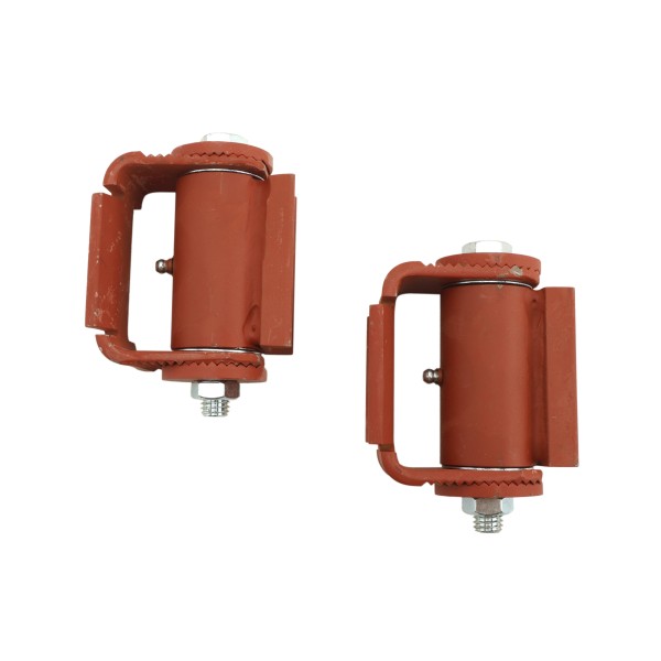 LiftMaster GUARDIAN Adjustable Hinge - Prime Coated, Round Mount, Both Sides (Pair) - 3110P