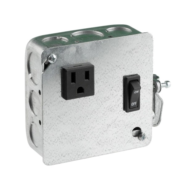 LiftMaster Receptacle And On/Off Switch, 120V - K10-36700