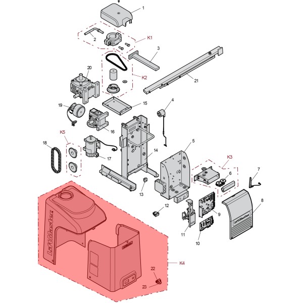 LiftMaster Cover With Lock And Keys - K77-37181