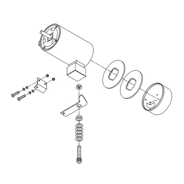 LiftMaster Motor Brake, 5HP, 230/460V, 3PH