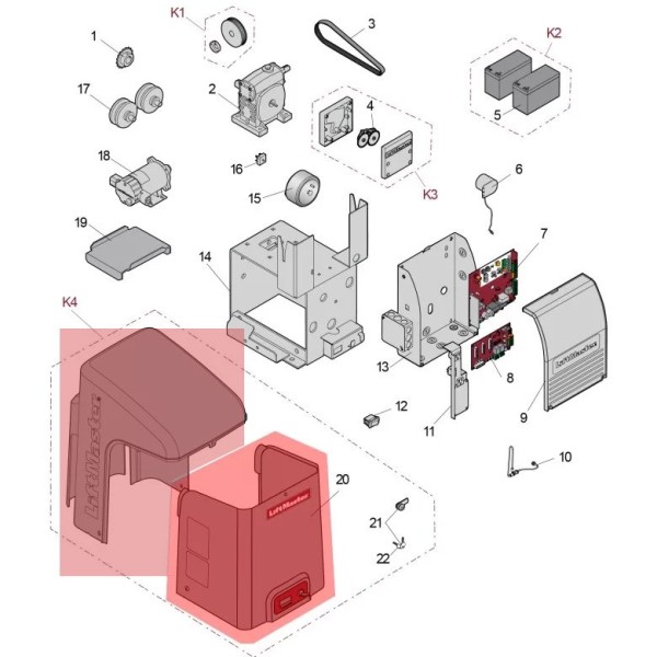 LiftMaster Cover, Gray CSL24UL - K77-39426