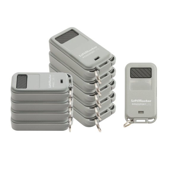LiftMaster 1-Button Keychain Prox Transmitter Remote Control Security+ 2.0, 315MHz & 390MHz (10 Pack) - PPLKPH10MC