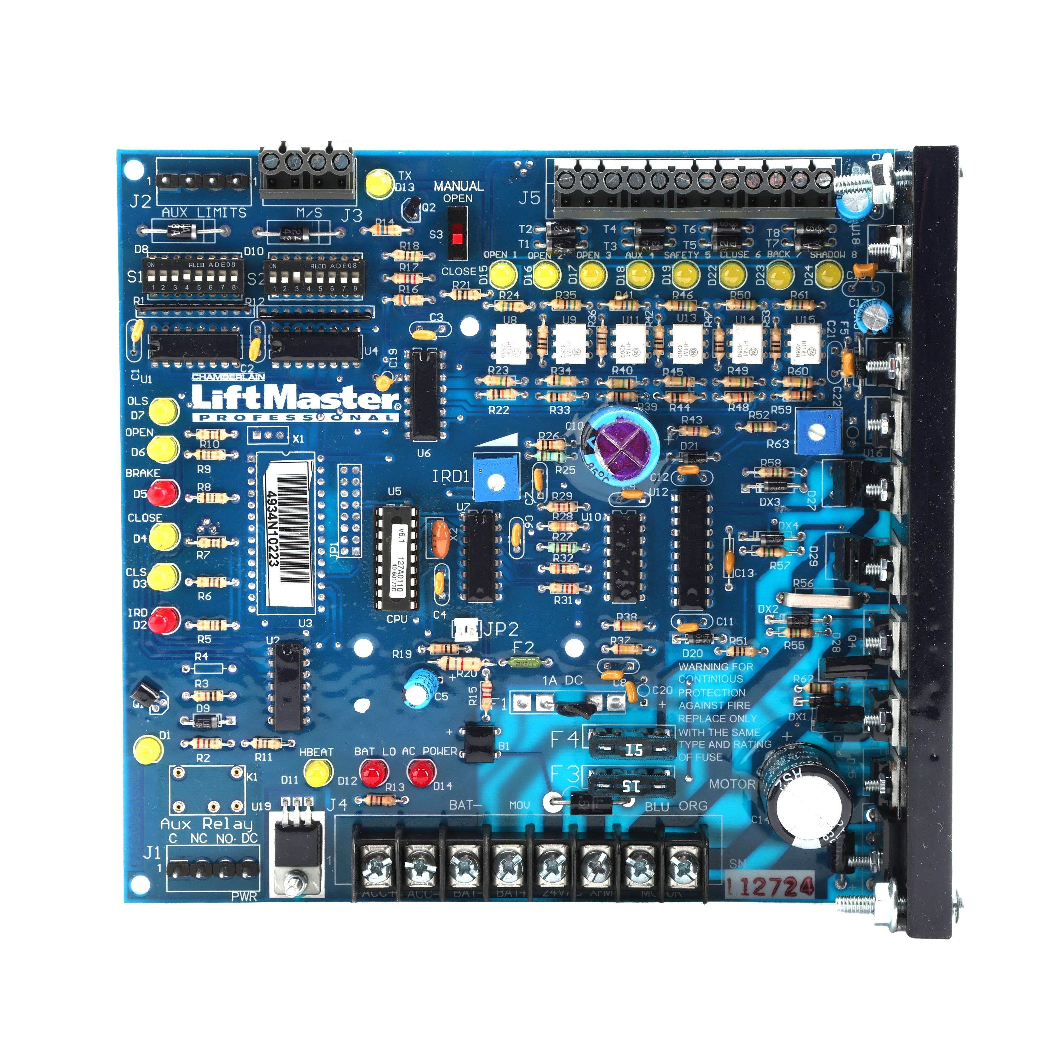 LiftMaster Control Board PCB for Mega Arm Barrier Gate Opener Systems ...