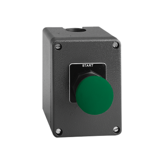 LiftMaster Custom Control Panel Mushroom Button 1-Door Outdoor NEMA 4/12 for Door Opener Systems - 02-401M