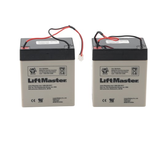 LiftMaster 24V Replacement Battery Pack (2-Pack) for Door Opener Systems - 041B0591
