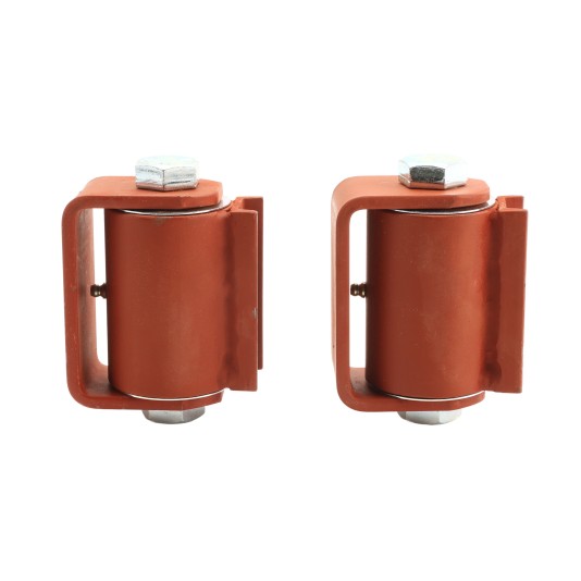 LiftMaster GUARDIAN Heavy Duty Hinge - Prime Coated, Flat to Gate, Round to Post (Pair) - 2015P