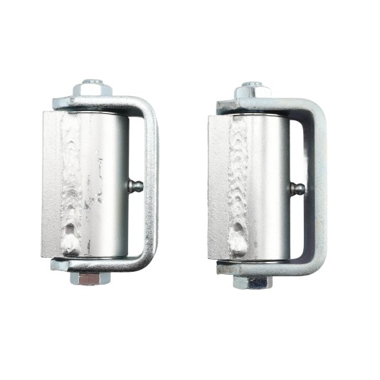 LiftMaster GUARDIAN Standard Hinge - Zinc Plated, Flat Mount, Both Sides (Pair) - 2100Z