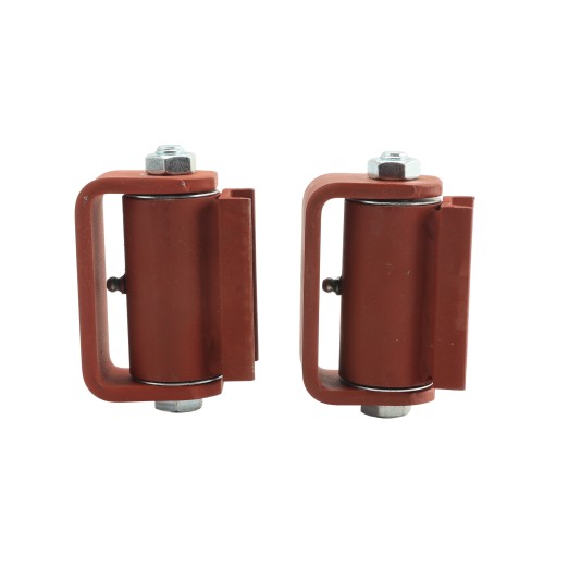 LiftMaster GUARDIAN Standard Hinge - Prime Coated, Flat to Gate, Round to Post (Pair) - 2115P