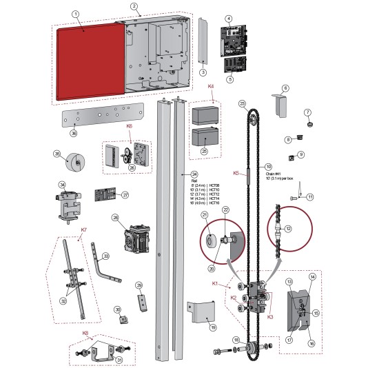 LiftMaster Cover, Hct - K10-37598
