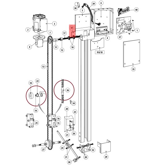 LiftMaster Mounting Plate, Q097 - K10-50155