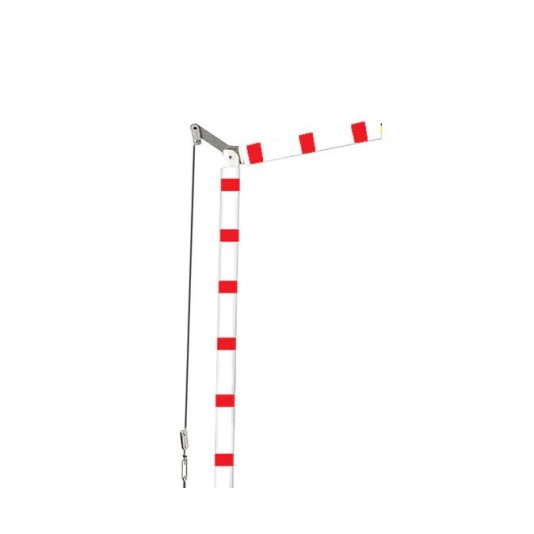 LiftMaster 10 ft. x 3 in. Aluminum Articulating Arm with Retro-Reflective DOT Tape - MA024-10RDOT
