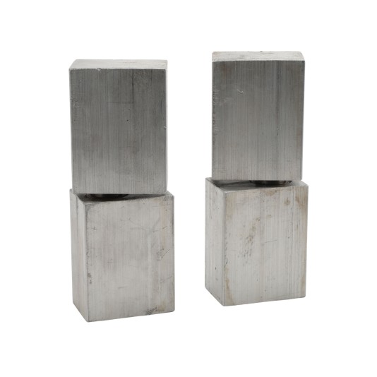 LiftMaster Elite Block Power Hinge - Flat Mount, Aluminum (Pair) - POWERHINGE3