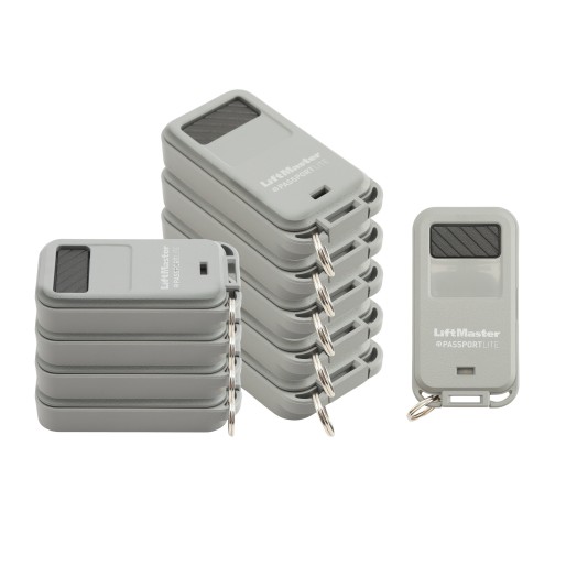 LiftMaster 1-Button Keychain Prox Transmitter Remote Control Security+ 2.0, 315MHz & 390MHz (10 Pack) - PPLKPH10MC
