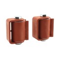 LiftMaster GUARDIAN Heavy Duty Hinge for Gate Openers - Prime Coated, Flat to Gate, Round to Post (Pair) - 2015P
