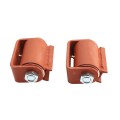 LiftMaster GUARDIAN Heavy Duty Hinge for Gate Openers - Prime Coated, Flat to Gate, Round to Post (Pair) - 2015P