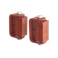 LiftMaster GUARDIAN Standard Hinge - Prime Coated, Flat Mount, Both Sides (Pair) - 2100P (Hinge)