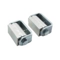 LiftMaster GUARDIAN Standard Hinge for Gate Openers - Zinc Plated, Flat Mount, Both Sides (Pair) - 2100Z