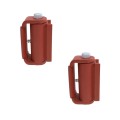LiftMaster GUARDIAN Standard Hinge - Prime Coated, Round Mount, Both Sides (Pair) - 2110P