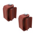 LiftMaster GUARDIAN Standard Hinge - Prime Coated, Round Mount, Both Sides (Pair) - 2110P