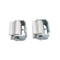 LiftMaster GUARDIAN Standard Hinge for Gate Opener Systems - Zinc Plated, Round Mount, Both Sides (Pair) - 2110Z