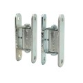 LiftMaster GUARDIAN Bolt-On Mounted Roller Cage Bearing Gate Hinge (Pair) Zinc Plated - 2150Z