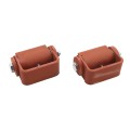 LiftMaster GUARDIAN Adjustable Flat Mounted Roller Cage Bearing Gate Hinge (Pair) Prime Coated - 3100P