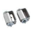 LiftMaster GUARDIAN Adjustable Flat Mounted Roller Cage Bearing Gate Hinge (Pair) Prime Coated - 3100P