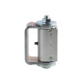 LiftMaster GUARDIAN Adjustable Flat Mounted Roller Cage Bearing Gate Hinge (Pair) Prime Coated - 3100P
