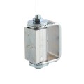 LiftMaster GUARDIAN Adjustable Flat Mounted Roller Cage Bearing Gate Hinge (Pair) Prime Coated - 3100P