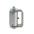 LiftMaster GUARDIAN Adjustable Flat Mounted Roller Cage Bearing Gate Hinge (Pair) Prime Coated - 3100P
