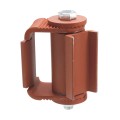 LiftMaster GUARDIAN Adjustable Hinge - Prime Coated, Round Mount, Both Sides (Pair) - 3110P