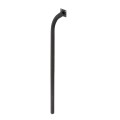 LiftMaster 64" Heavy-Duty Black Steel Gooseneck Pedestal - (In Ground Mount) - 50-PED64 (Access Control Solutions)