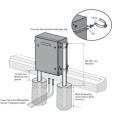 LiftMaster Industrial Slide Gate Opener - Single Phase, 5500lbs, With Photo Eye & Edge Kit