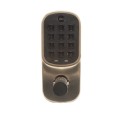 LiftMaster Yale Smart Keypad Lever Satin Nickel (Includes 821LMC) - LMLEVPACK-SN