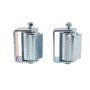 LiftMaster GUARDIAN Heavy-Duty Hinge for Gate Opener Systems - Zinc Plated, Flat Mount, Both Sides (Pair) - 2000Z
