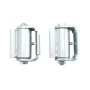 LiftMaster GUARDIAN Standard Hinge for Gate Opener Systems - Zinc Plated, Round Mount, Both Sides (Pair) - 2110Z