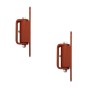 LiftMaster GUARDIAN Standard Hinge - Prime Coated, Flat to Gate, Bolt to Post (Pair) - 2125P