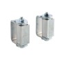 LiftMaster GUARDIAN Adjustable Hinge for Gate Opener Systems - Zinc Plated, Flat Mount, Both Sides (Pair) - 3100Z