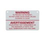 LiftMaster Moving Door Warning Placard, 6" x 8", Safety Notice for Door Opener Systems - 40-35246-1