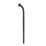 LiftMaster 64" Heavy-Duty Black Steel Gooseneck Pedestal - (In Ground Mount) - 50-PED64