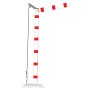 LiftMaster 9 ft. x 2.5 in. Articulating Barrier Arm With Red And White DOT Stripes - Hardware Kit Included - MA034RDOT