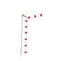 LiftMaster 10 ft. x 3 in. Aluminum Articulating Arm with Retro-Reflective DOT Tape - MA024-10RDOT