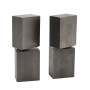 LiftMaster Elite Block Power Hinge for Gate Opener Systems - Flat Mount, Steel (Pair) - POWERHINGE