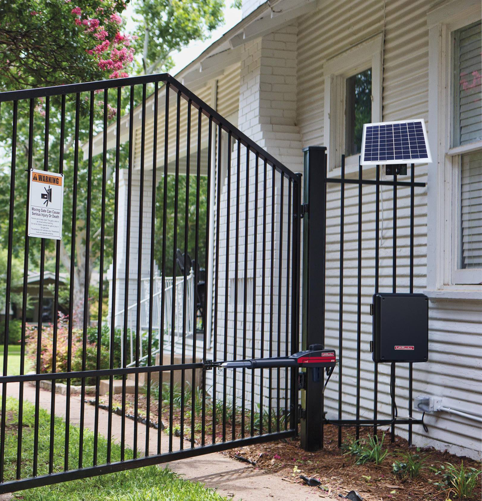 Solar Panel LiftMaster Gate Operators